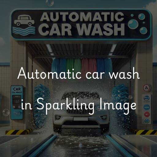 Automatic car wash in Sparkling Image