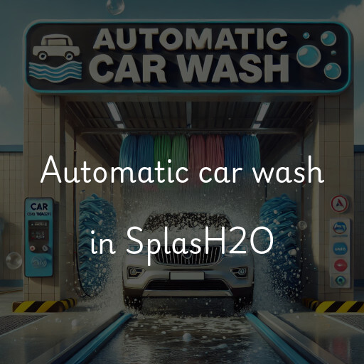 Automatic car wash in SplasH2O