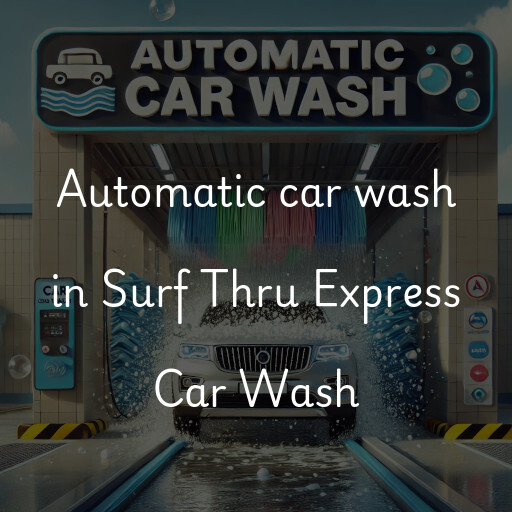 Automatic car wash in Surf Thru Express Car Wash