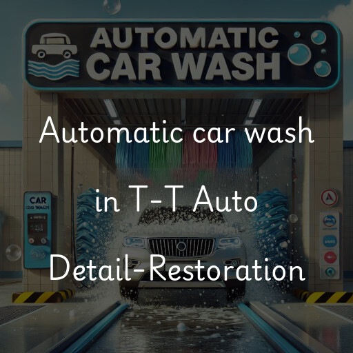 Automatic car wash in T-T Auto Detail-Restoration