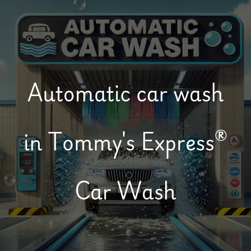 Automatic car wash in Tommy's Express® Car Wash