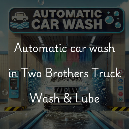 Automatic car wash in Two Brothers Truck Wash & Lube