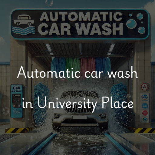 Automatic car wash in University Place