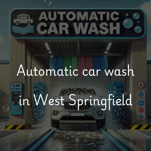 Automatic car wash in West Springfield