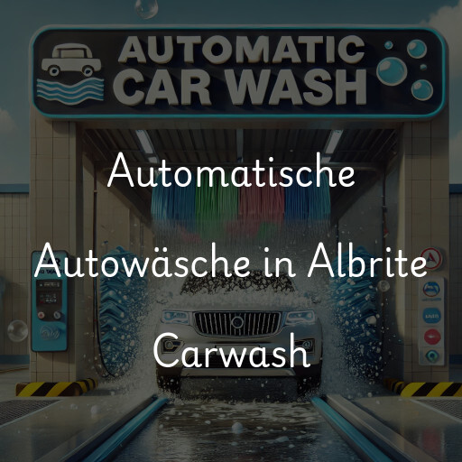 Automatische Autowäsche in Albrite Carwash