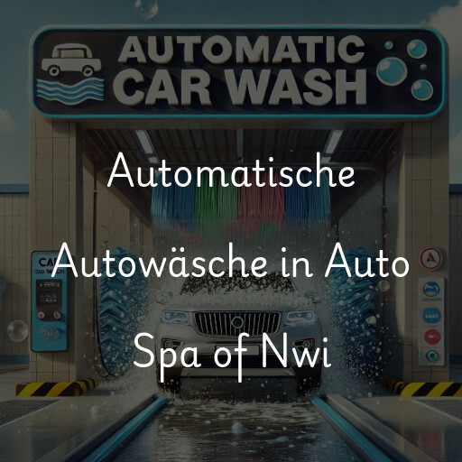 Automatische Autowäsche in Auto Spa of Nwi