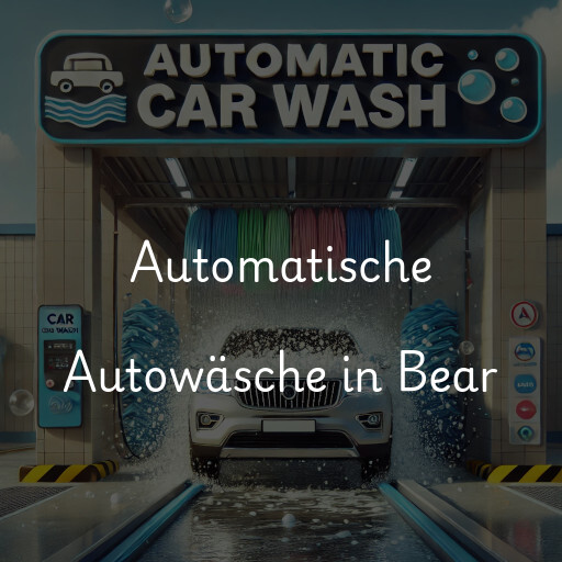 Automatische Autowäsche in Bear