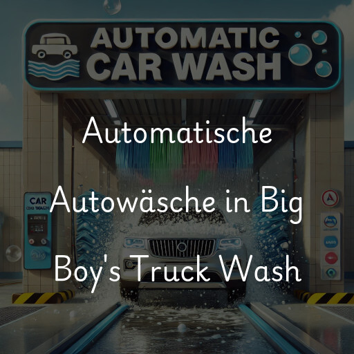 Automatische Autowäsche in Big Boy's Truck Wash