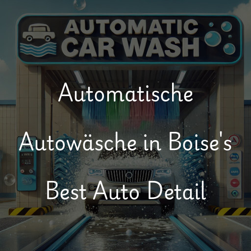 Automatische Autowäsche in Boise's Best Auto Detail