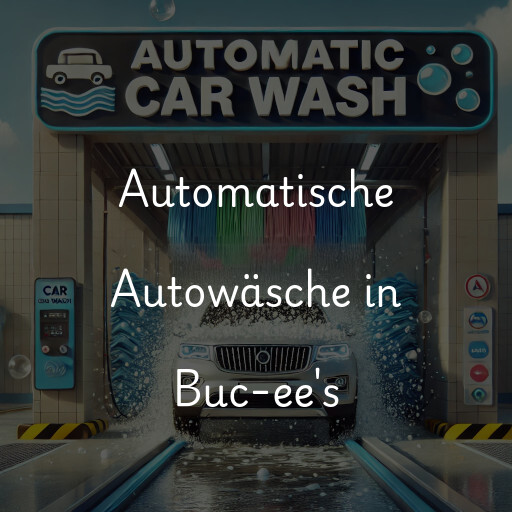 Automatische Autowäsche in Buc-ee's