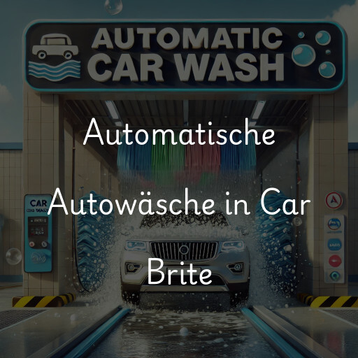 Automatische Autowäsche in Car Brite