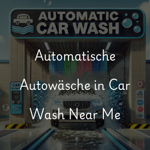 Automatische Autowäsche in Car Wash Near Me