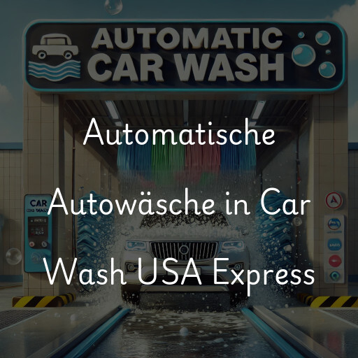 Automatische Autowäsche in Car Wash USA Express