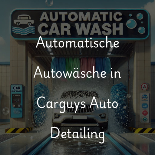 Lavado de autos en Carguys Auto Detailing