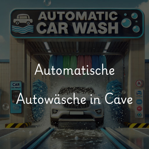 Automatische Autowäsche in Cave