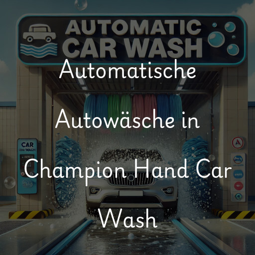 Automatische Autowäsche in Champion Hand Car Wash