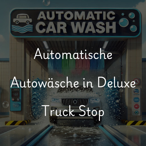 Automatische Autowäsche in Deluxe Truck Stop