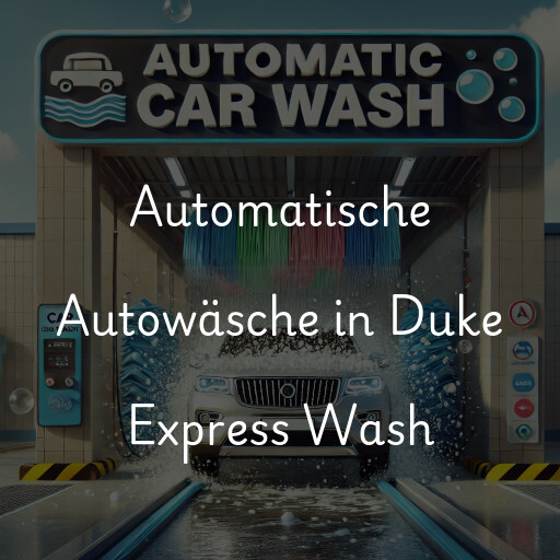 Automatische Autowäsche in Duke Express Wash