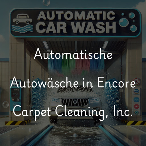 Lavado de autos en Encore Carpet Cleaning, Inc.