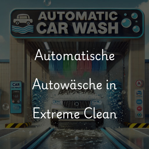 Automatische Autowäsche in Extreme Clean