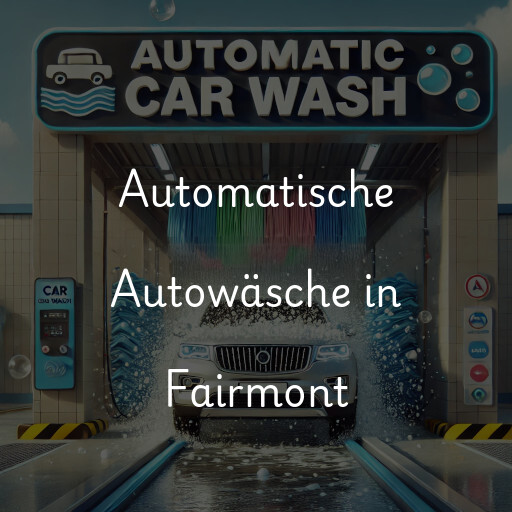 Automatische Autowäsche in Fairmont