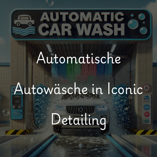 Automatische Autowäsche in Iconic Detailing