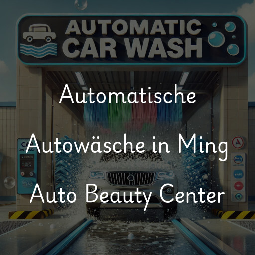 Lavado de autos en Ming Auto Beauty Center