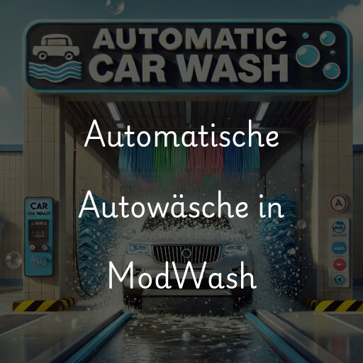 Automatische Autowäsche in ModWash