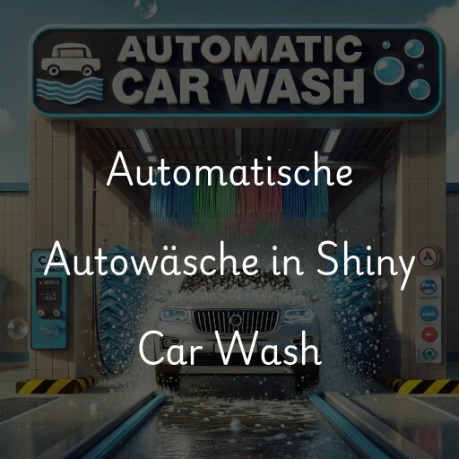 Automatische Autowäsche in Shiny Car Wash