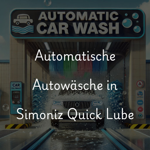 Lavado de autos en Simoniz Quick Lube