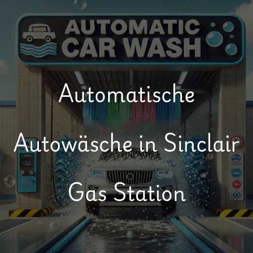 Automatische Autowäsche in Sinclair Gas Station