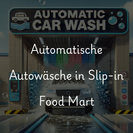 Automatische Autowäsche in Slip-in Food Mart