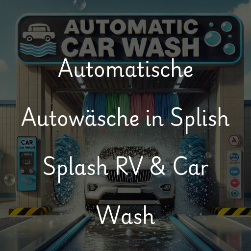 Automatische Autowäsche in Splish Splash RV & Car Wash