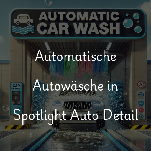 Automatische Autowäsche in Spotlight Auto Detail