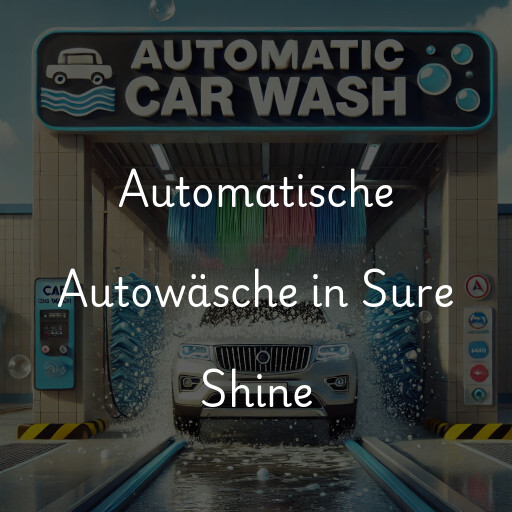 Automatische Autowäsche in Sure Shine