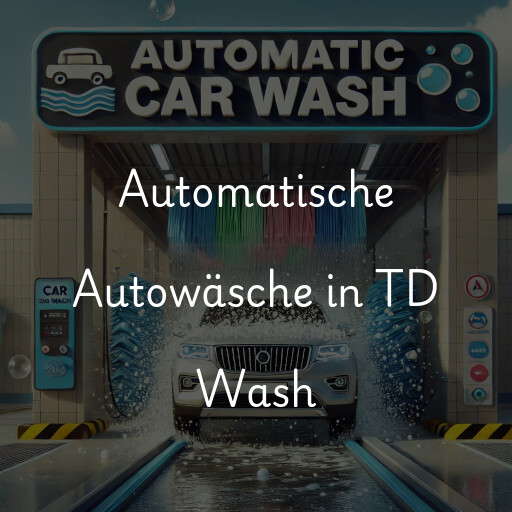 Automatische Autowäsche in TD Wash