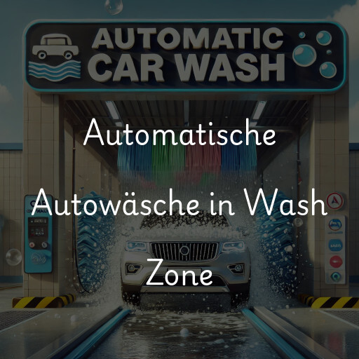 Automatische Autowäsche in Wash Zone