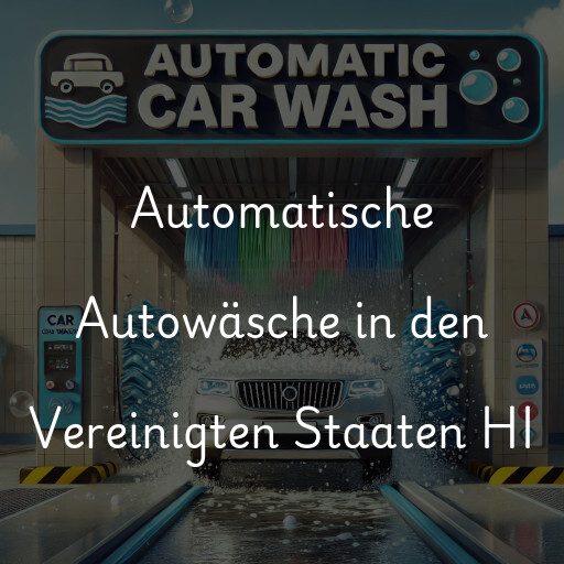 Automatische Autowäsche in den Vereinigten Staaten HI