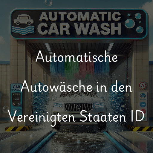 Automatische Autowäsche in den Vereinigten Staaten ID