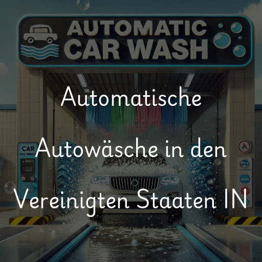 Automatische Autowäsche in den Vereinigten Staaten IN