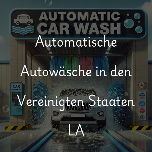 Automatische Autowäsche in den Vereinigten Staaten LA