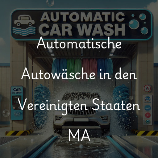 Automatische Autowäsche in den Vereinigten Staaten MA