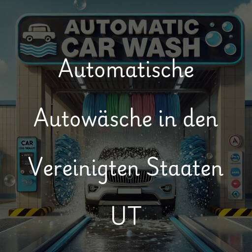 Automatische Autowäsche in den Vereinigten Staaten UT