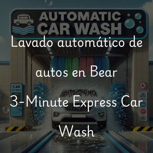 Lavado automático de autos en Bear 3-Minute Express Car Wash