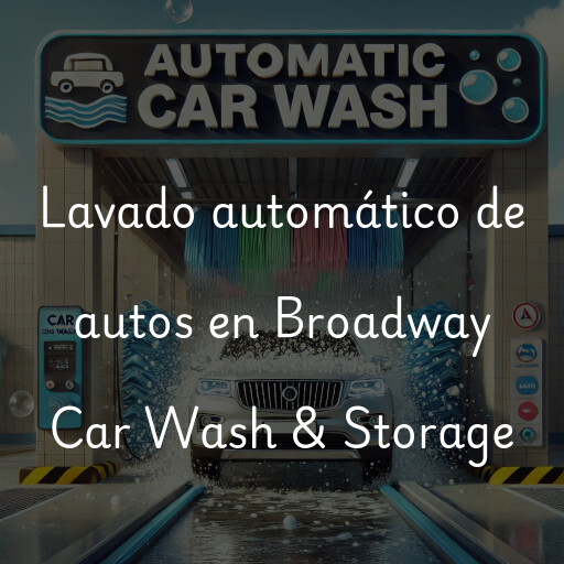 Lavado automático de autos en Broadway Car Wash & Storage