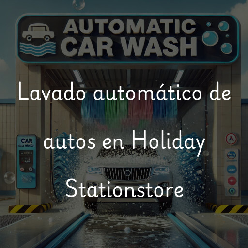 Lavado automático de autos en Holiday Stationstore