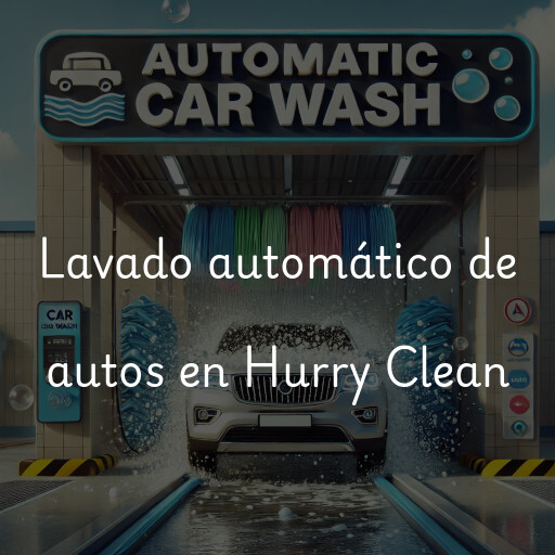 Lavado automático de autos en Hurry Clean