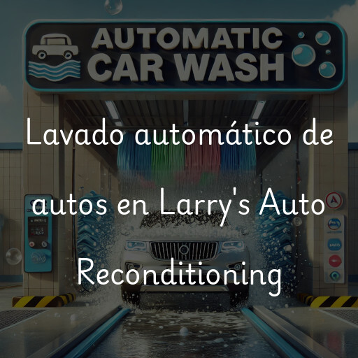 Lavado automático de autos en Larry's Auto Reconditioning