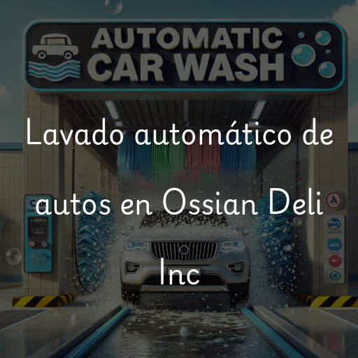 Lavado automático de autos en Ossian Deli Inc