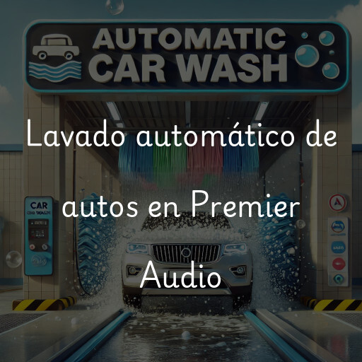 Lavado automático de autos en Premier Audio